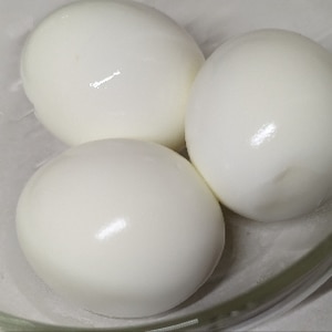 ゆで卵の殻をむきやすくする方法③